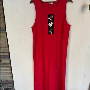 Westbound Vibrant Red Midi CHRISTMAS Dress